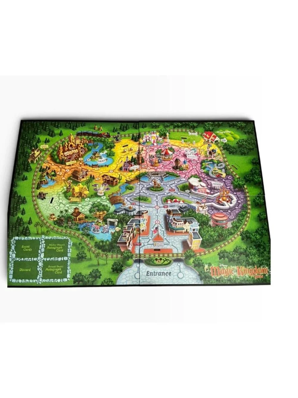 Disney Magic Kingdom Board Game Complete Haunted Mansion Space Mountain Castle